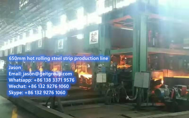 For sale: Used complete hot rolling steel strip production line